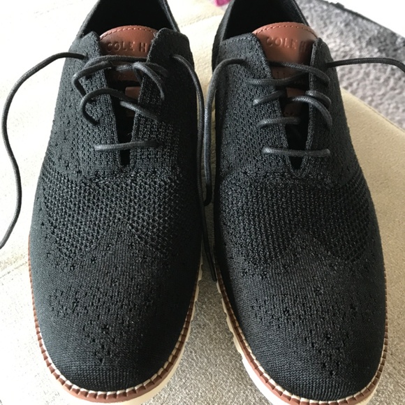 Men’s Cole Haan size 10.5 ZEROGRAND Remastered Stitchlite Wingtip Oxfords - Picture 15 of 16